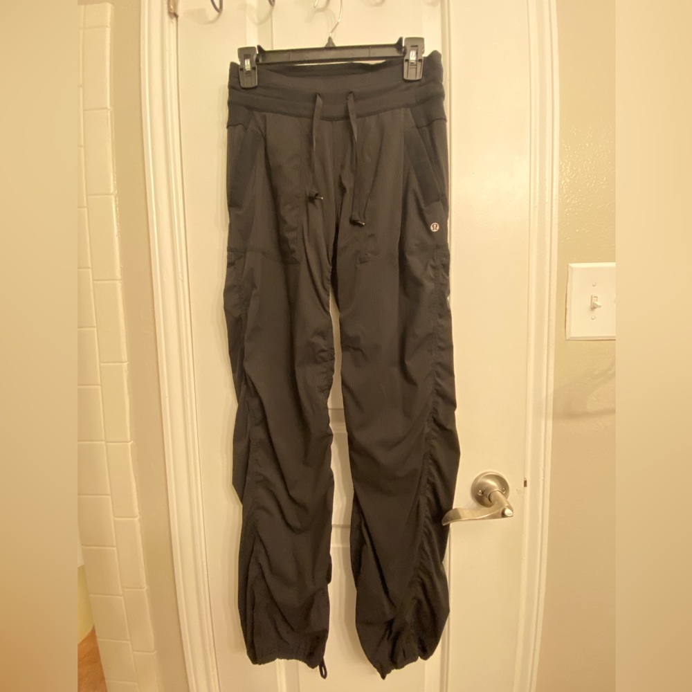 Lululemon black full length Studio pants size 4